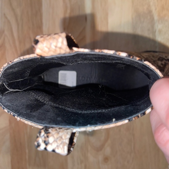 Camel Snake Mid-Calf Booties - Picture 10 of 11